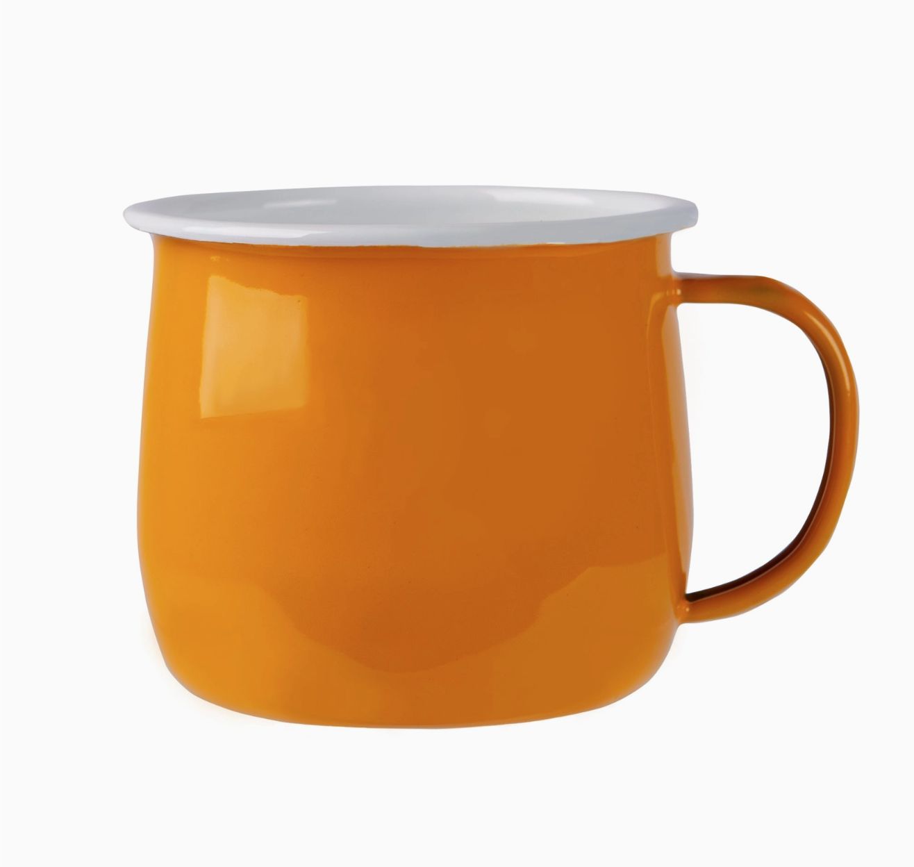 Enamel Belly Mug - Yellow