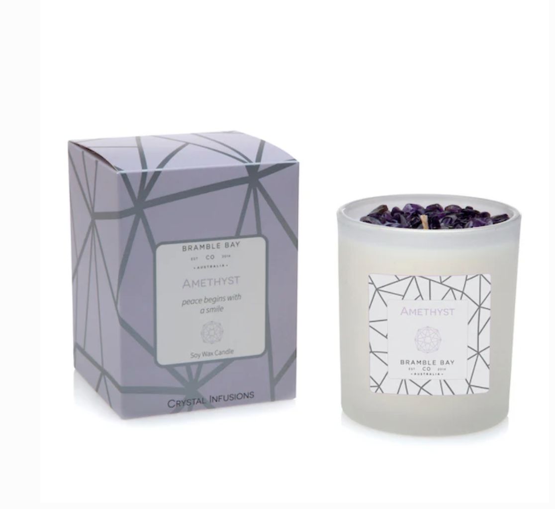 Amethyst - Crystal Infusions Candle