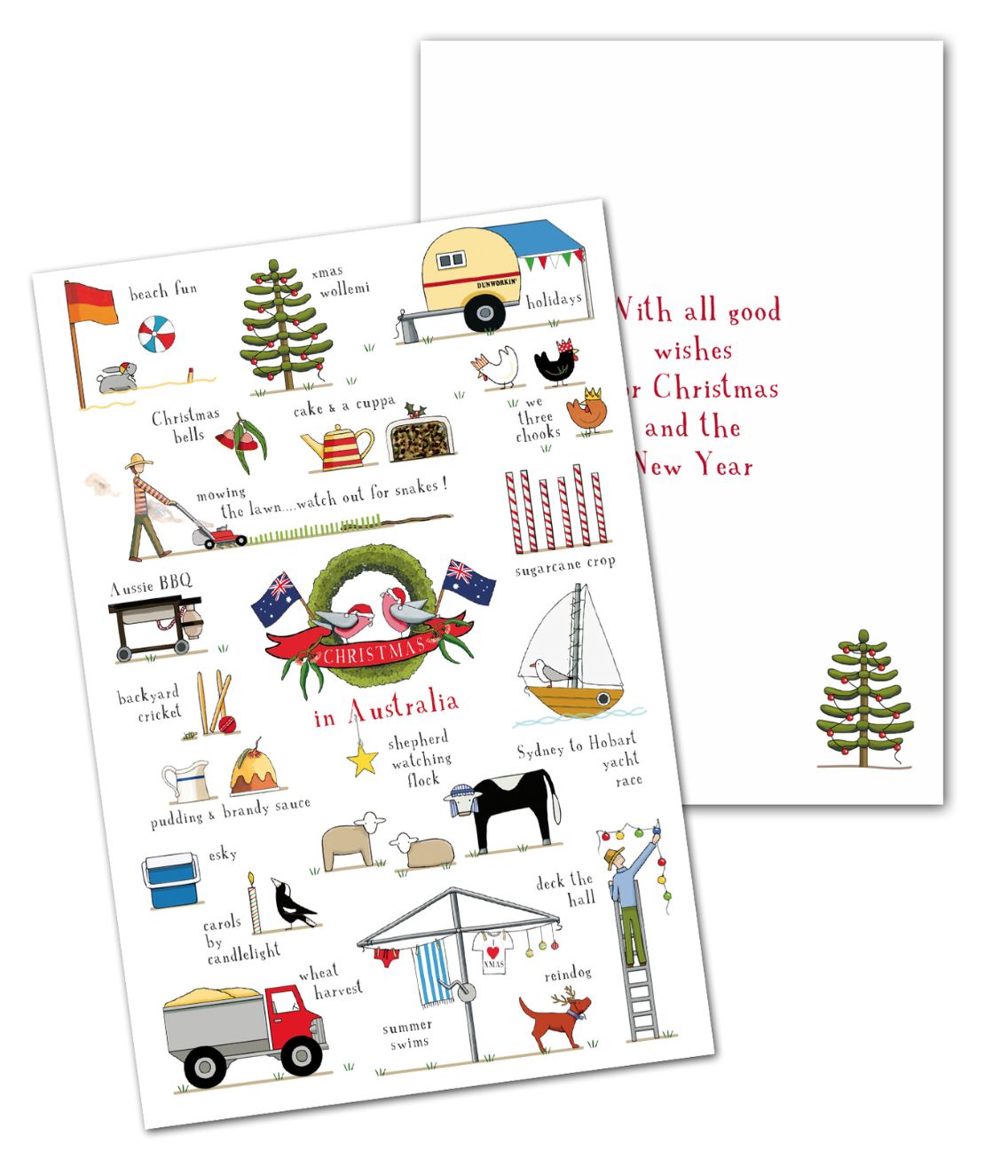 Christmas In Australia - Individual Card