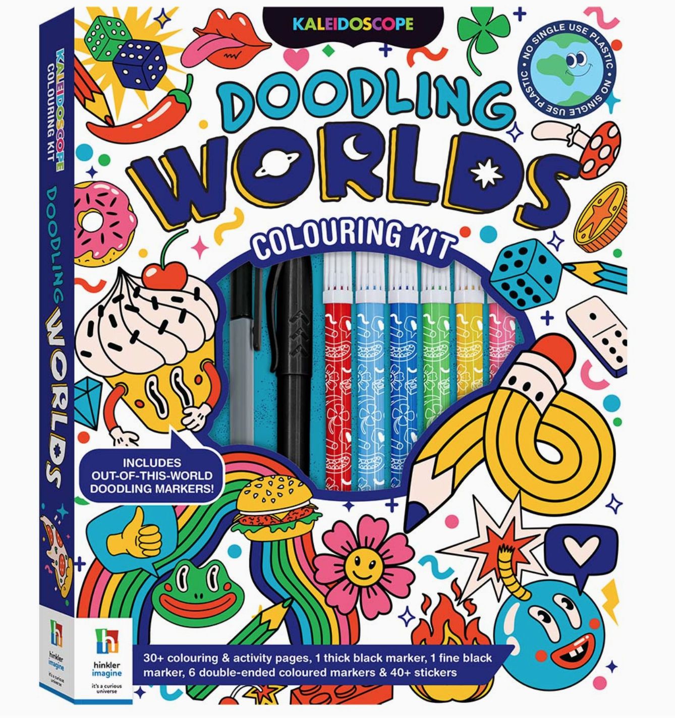Doodling Worlds Colouring Kit