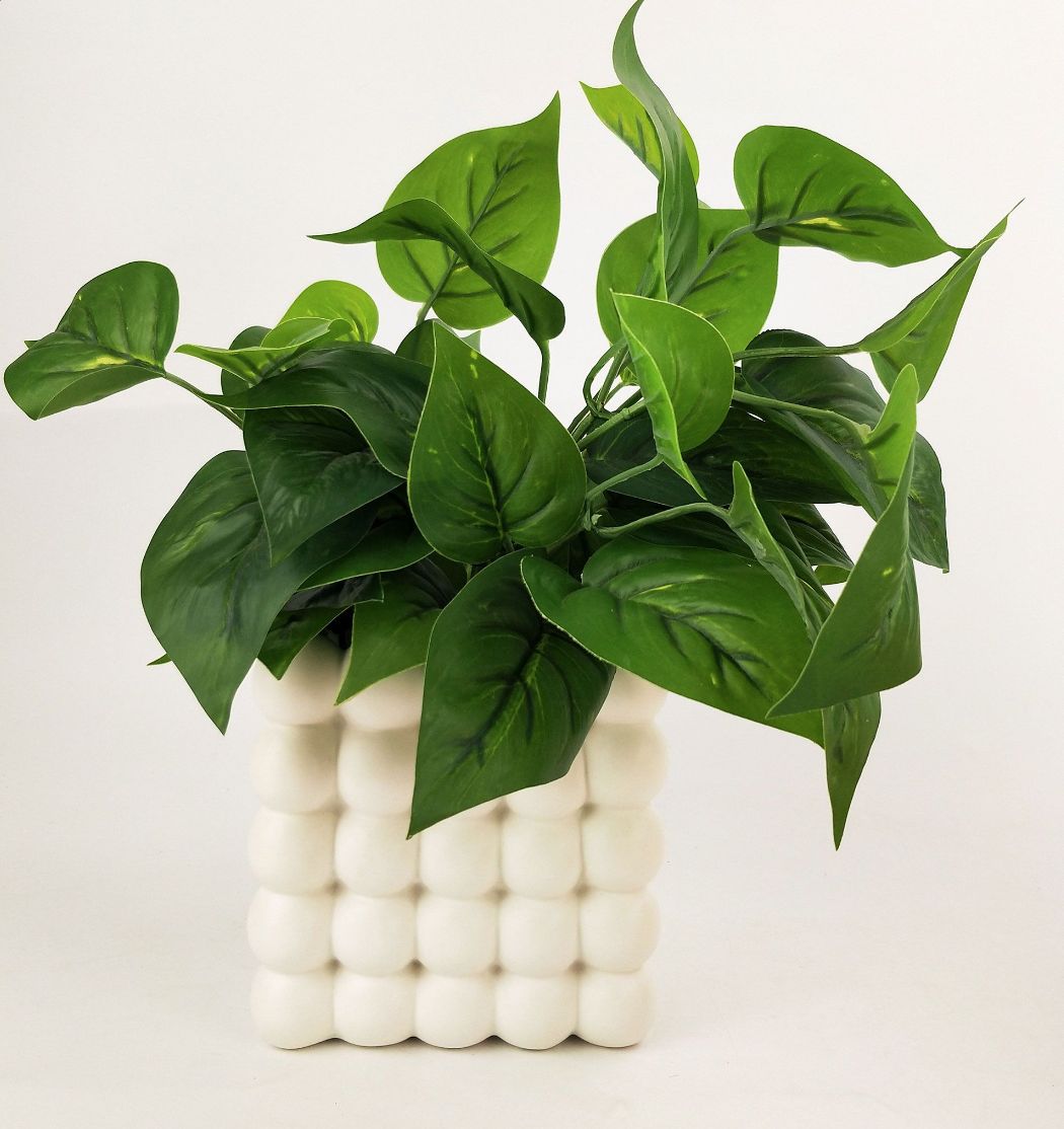 Addie Bubble Planter (white)
