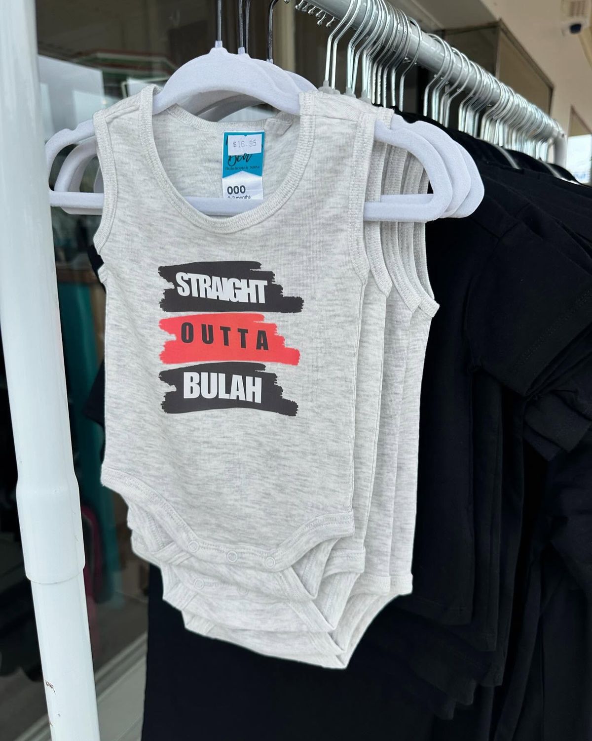 Straight Outta Bulah&#39; BODYSUIT (baby)