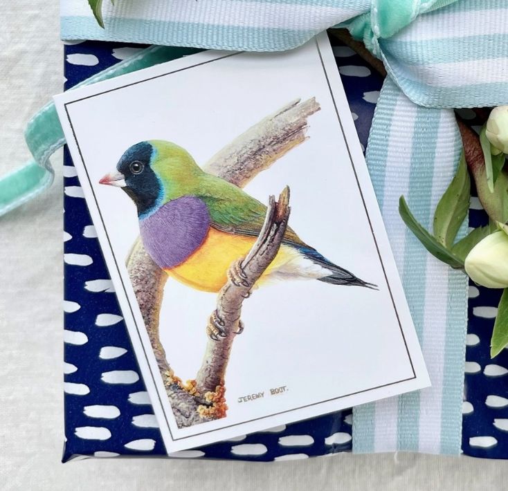 Gift Tag - Gouldian Finch