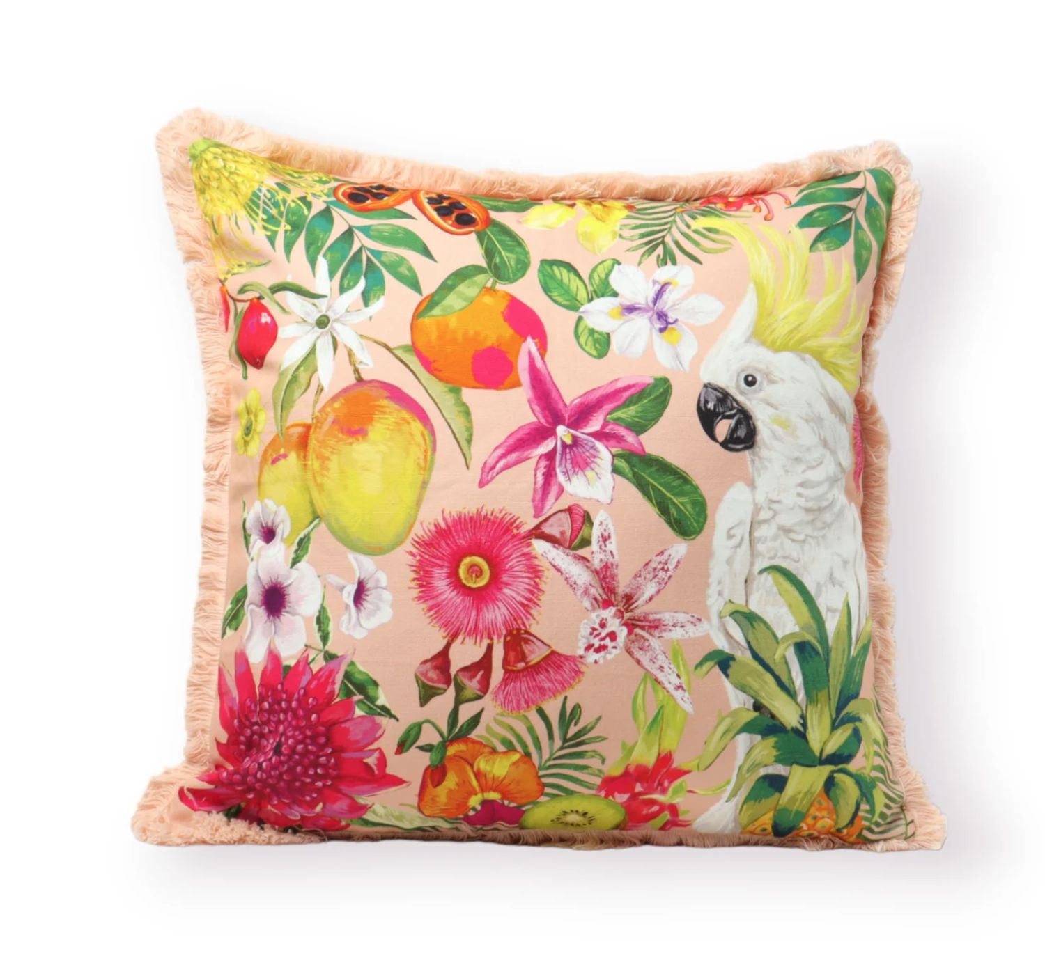 Tropicana Australiana square cushion