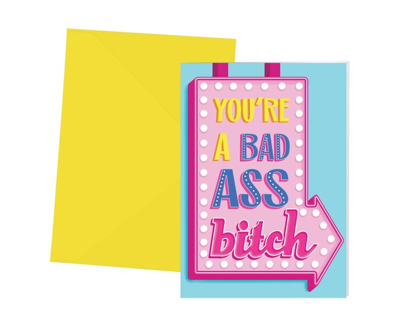 Badass Bitch - card