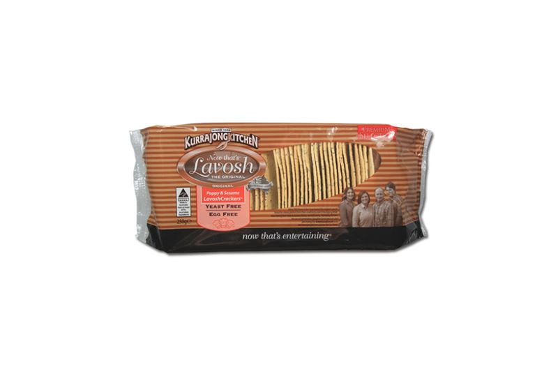 Lavosh Crackers 250gm (poppy &amp; sesame)