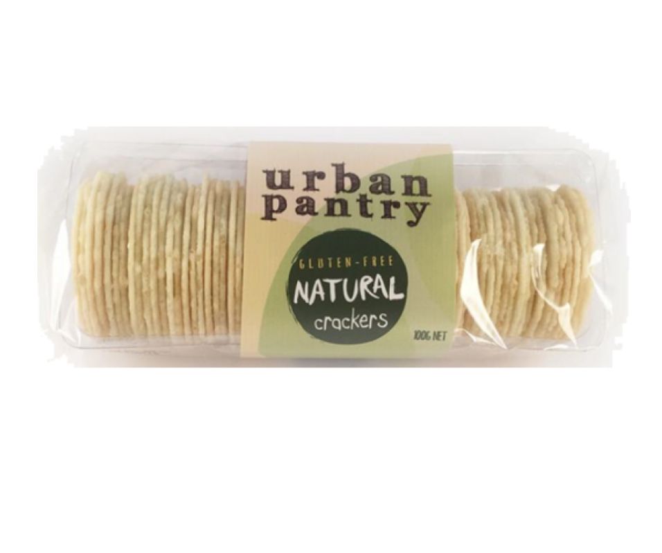 Natural (plain) Crackers - 100gm (Urban Pantry)