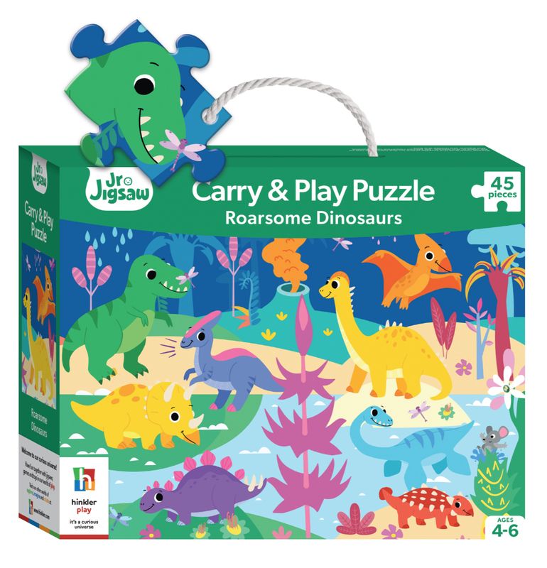 Carry &amp; Play Puzzle - Roarsome Dinosaurs