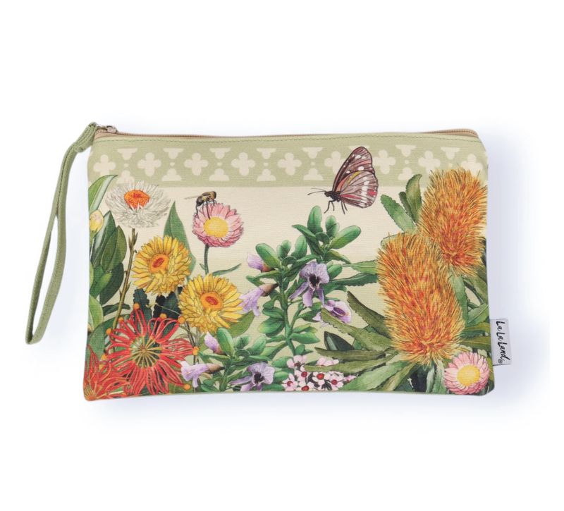 Clutch Purse Botanical Blooms