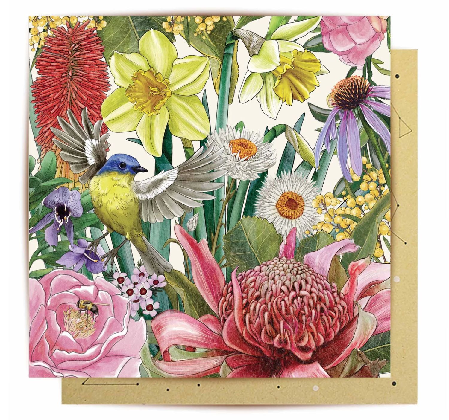 Royal Botanic Gardens Victoria Floral Greeting Card