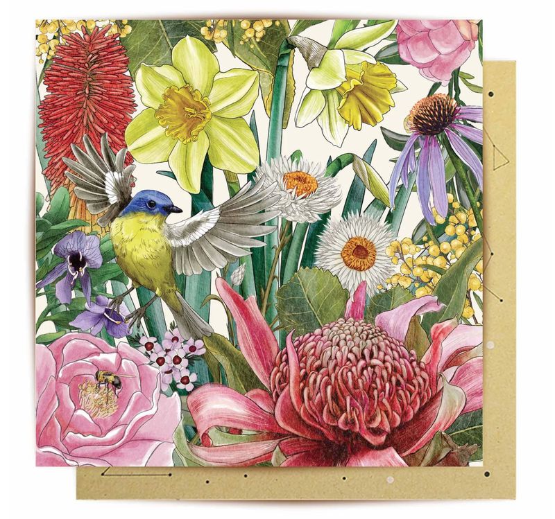 Royal Botanic Gardens Victoria Floral Greeting Card