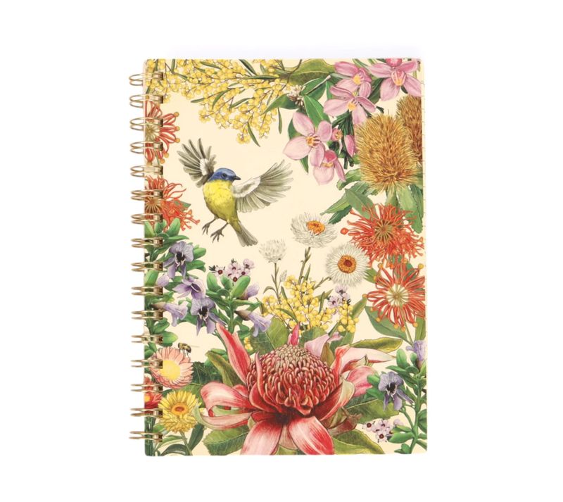 A5 Spiral Notebook Botanical Blooms