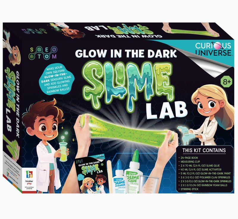 Glow in the Dark Slime Lab