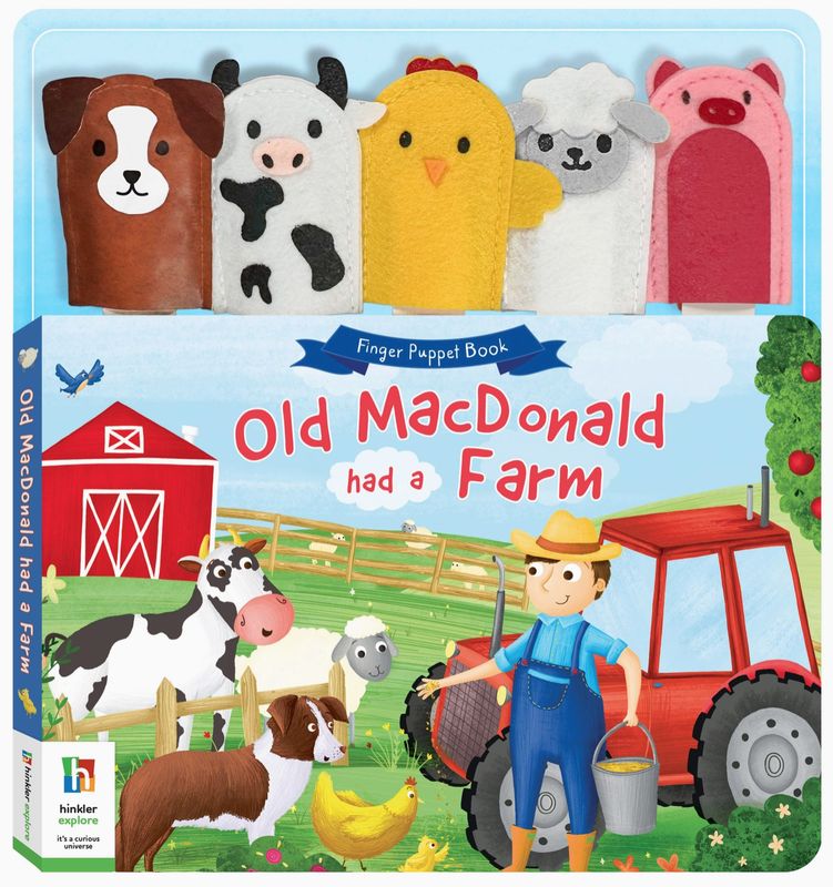 Old Macdonald Had A Farm - Finger Puppet Book