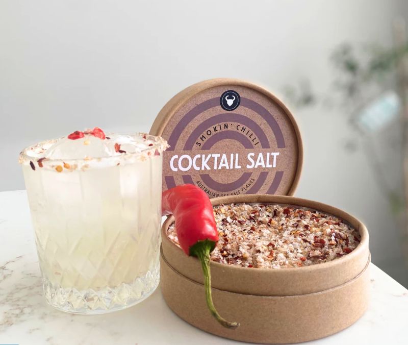 Smokin' Chilli Cocktail Salt Kraft Canister 120g