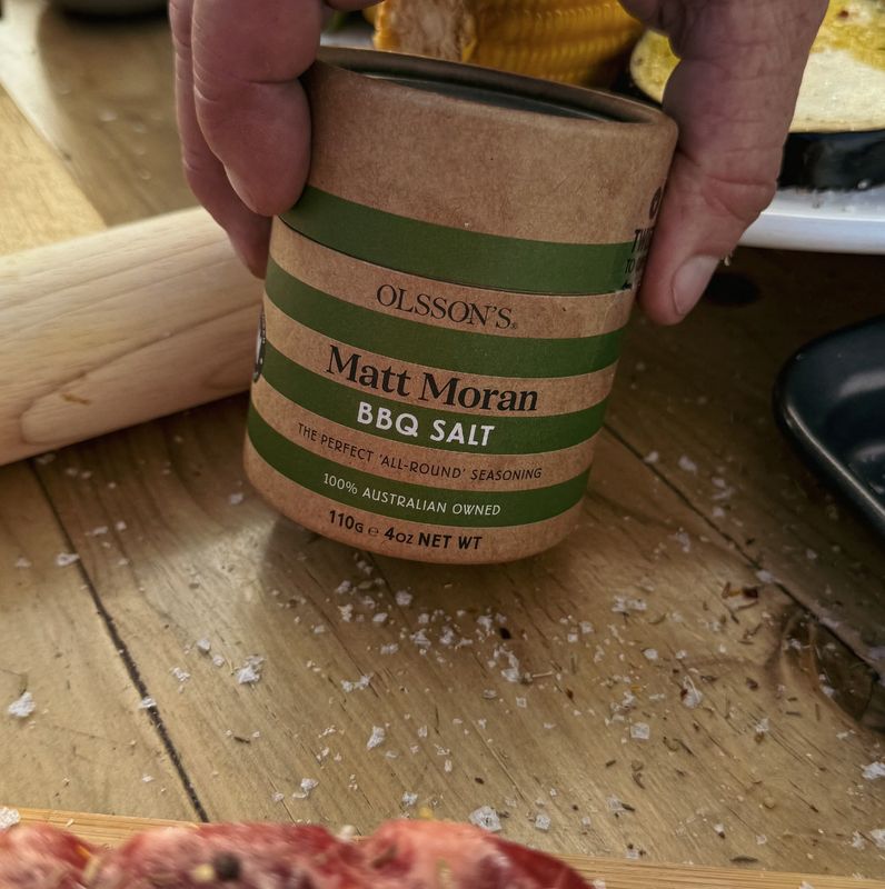 Matt Moran BBQ Salt Kraft Canister 110g