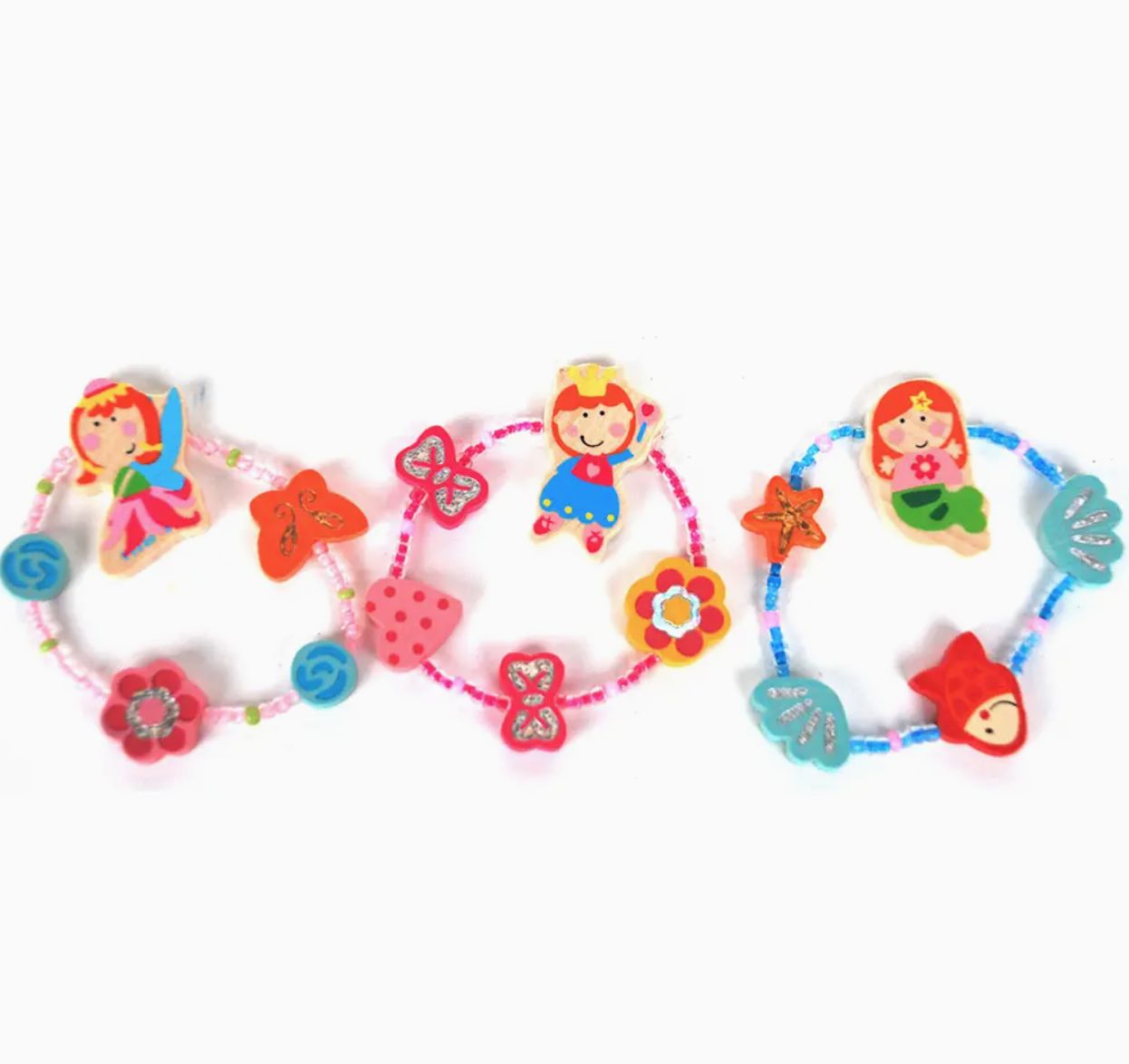 Beaded Bracelet (Toyslink), Style: Fairy (light pink)