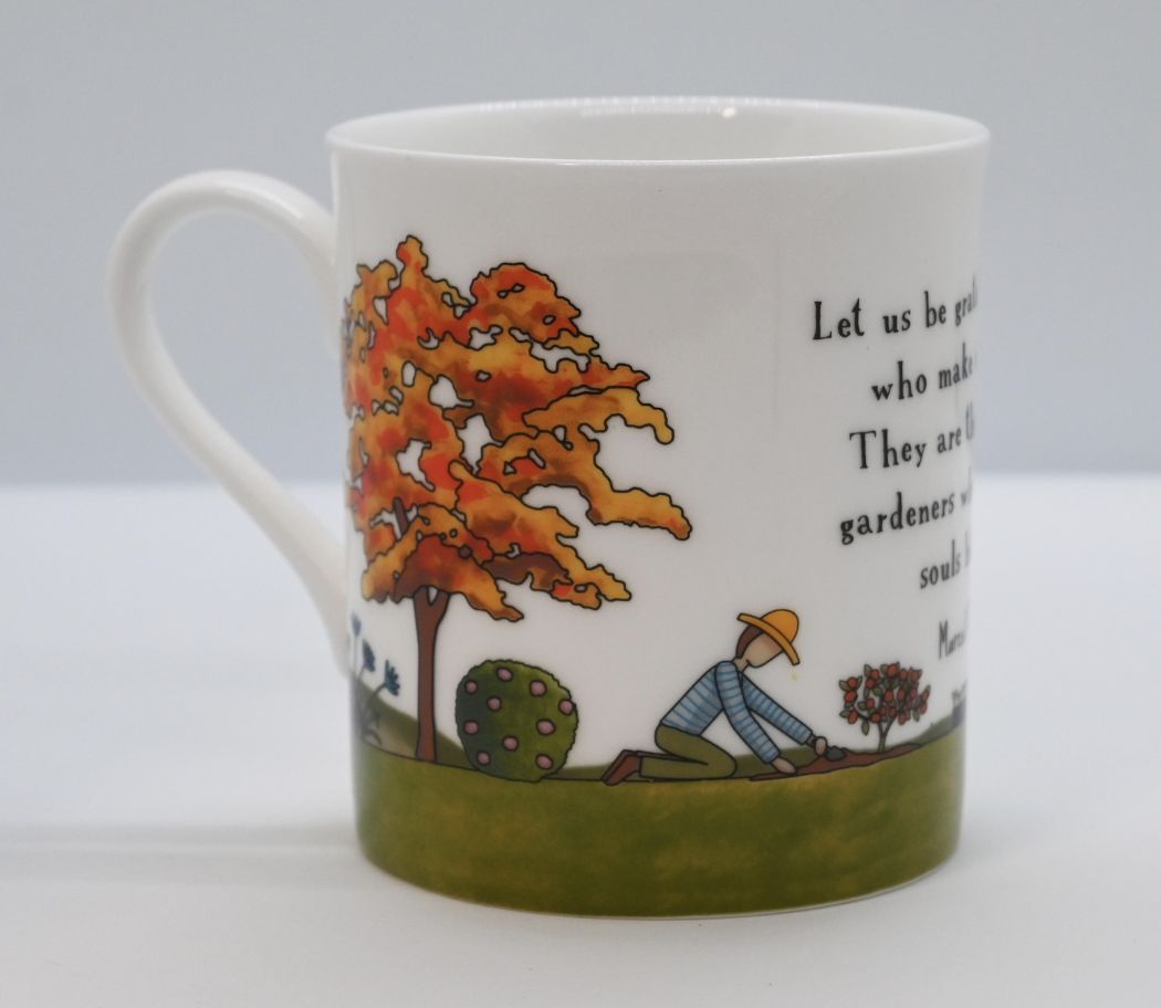 A Day In The Garden - Bone China Mug