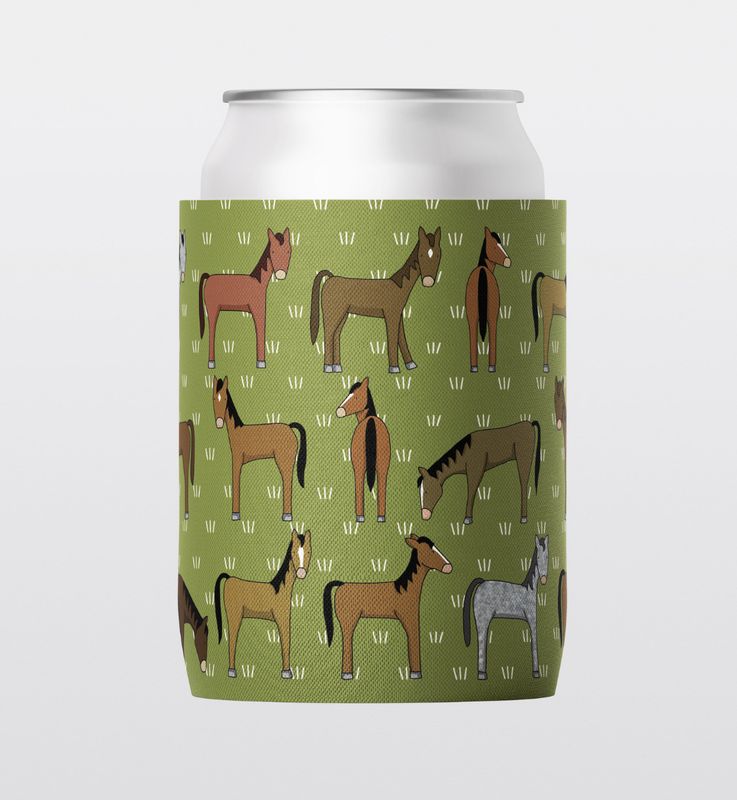 Stubby Holder Horses