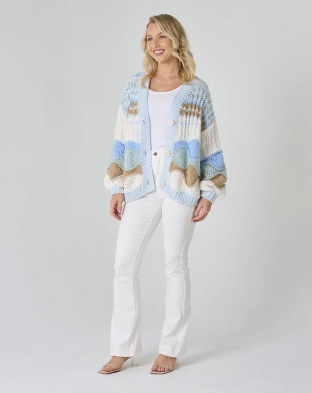 Franshaw Cardigan - BLUE