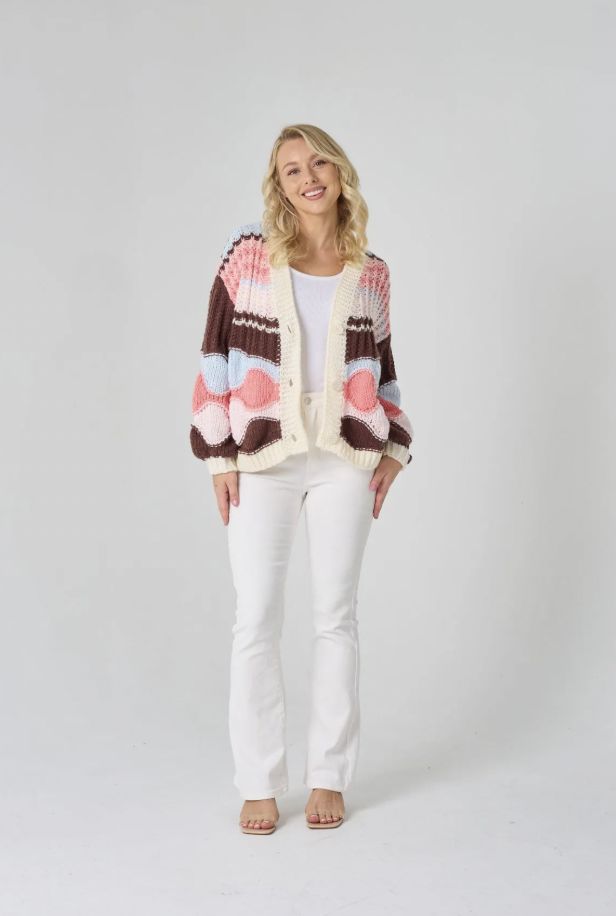 Franshaw Cardigan - PINK