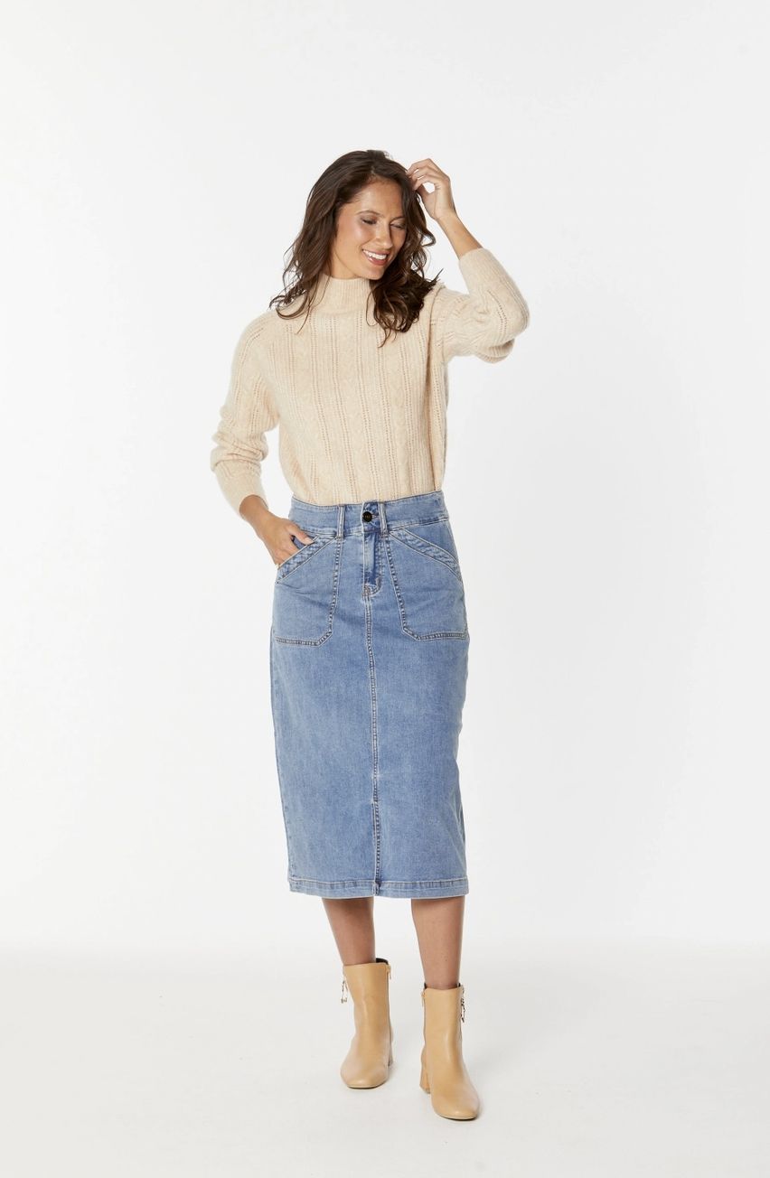 Dorset Denim Skirt