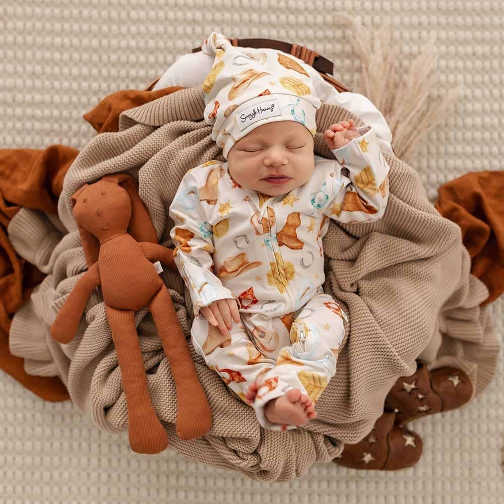 Cowboys Organic Snugglesuit Convertible Romper
