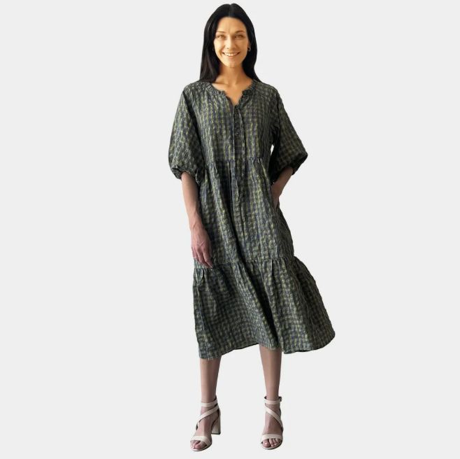 Check Pocket Dress