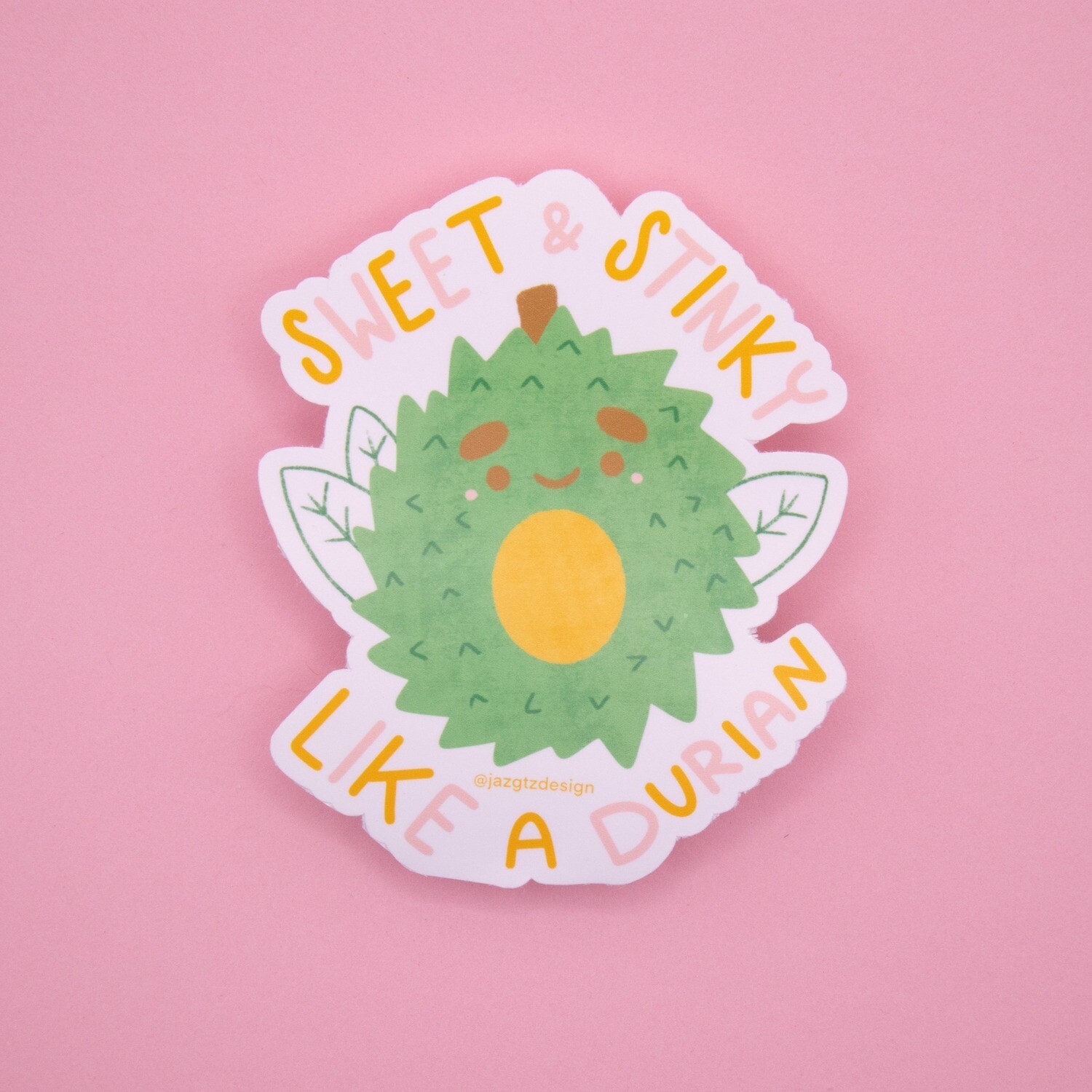 Durian - Handmade Vinyl Sticker