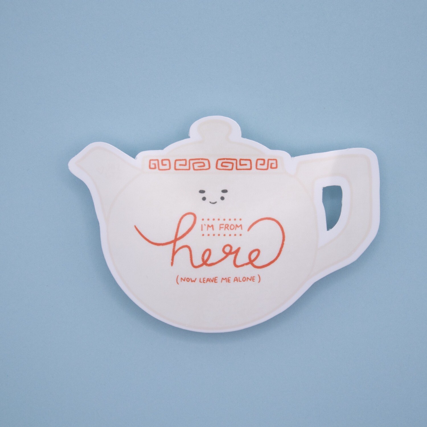 Teapot - Handmade Vinyl Sticker