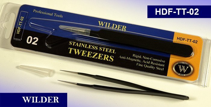 Wilder Medium Fine Tapered Tweezers