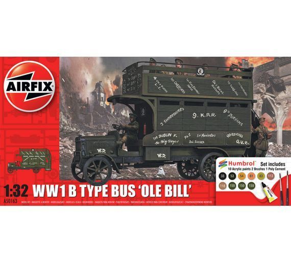 WWI Ole Bill Bus Gift Set 1:32