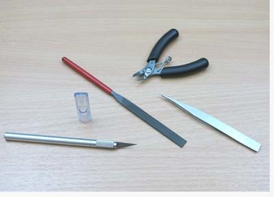 4 Piece Modelmakers Tool Kit