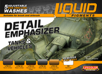 LC-LP01 - Lifecolor Liquid Pigments Detail Tanks set