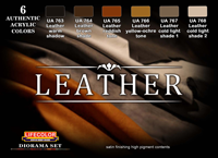 LC-CS30 - LifeColor Leather Set (22ml x 6)