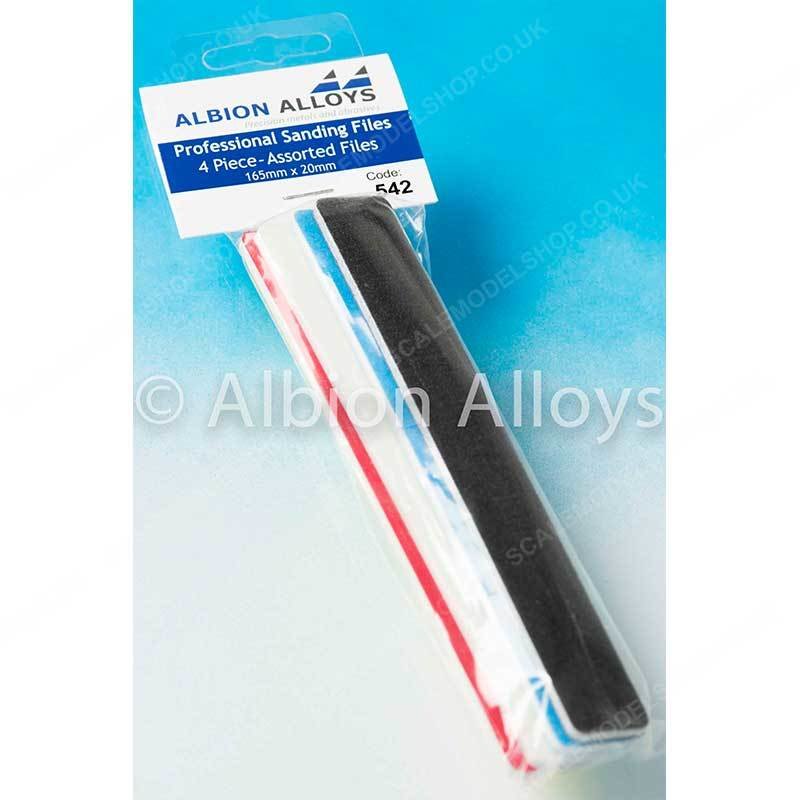 Albion Alloys - 4 x 20mm Assorted Files
