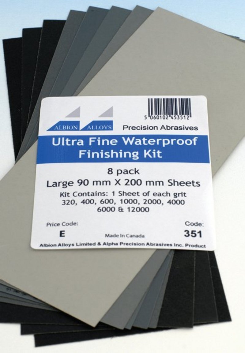 Albion Alloys - Ultra Fine Waterproof Finishing Kit