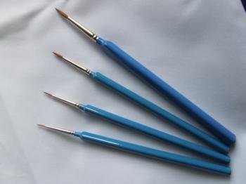 Creative Models - Kolinsky Sable Triangular Brush Set - Small