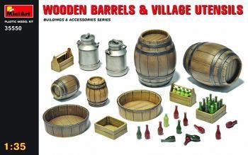 MiniArt 1:35 - Wooden Barrels &amp; Village Utensils