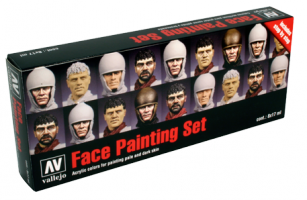 Vallejo Model Color Set - Face Painting (x8)