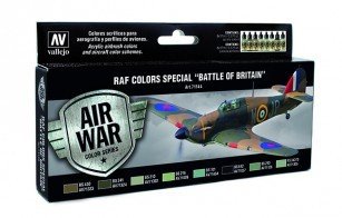 Vallejo Model Air Set - RAF Colors Special “Battle of Britain” (x8)