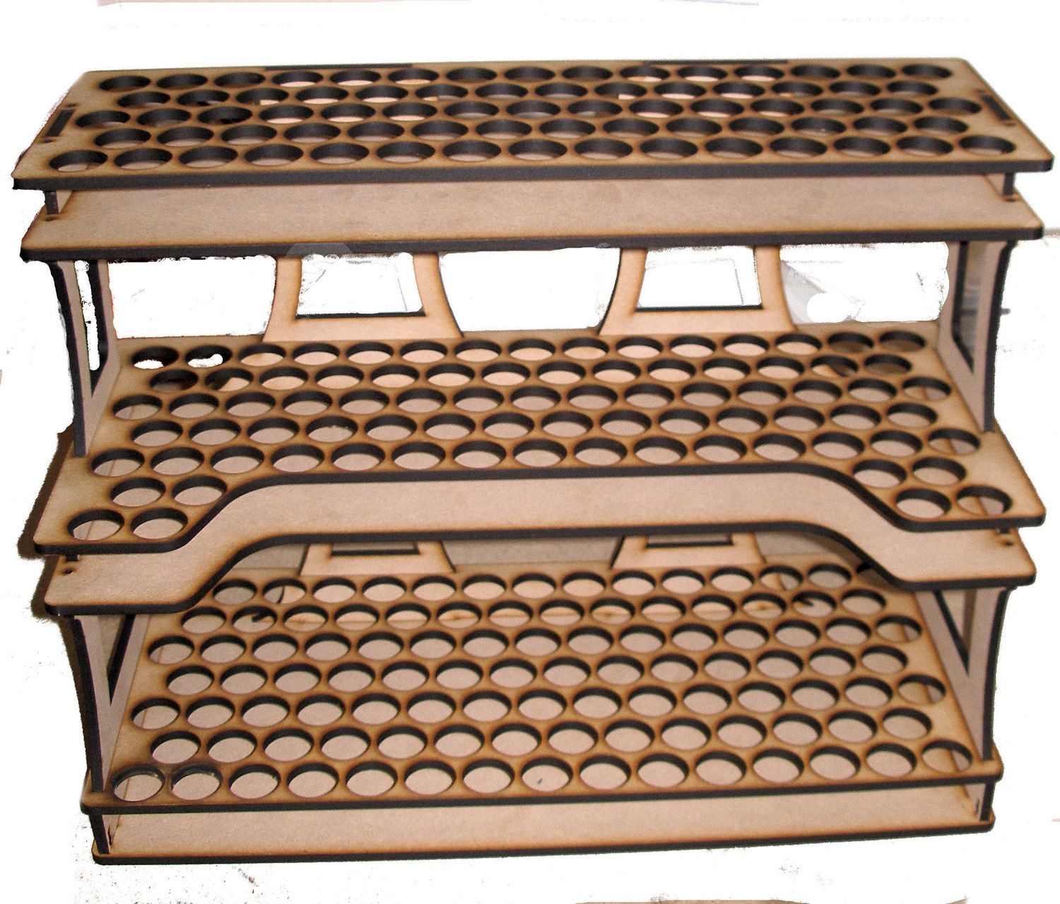 3 Tier Paint Bottle Rack; Humbrol/Foundry/ProAcryl