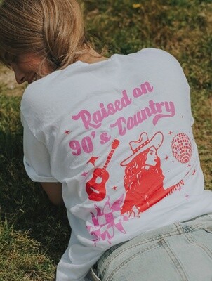 RAISED ON 90'S COUNTRY TEE
