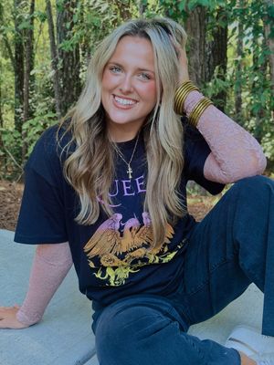 ALL DAY LACE LONG SLEEVE - PALE MAUVE
