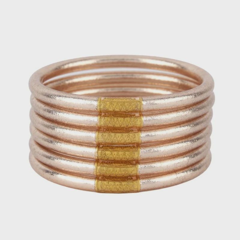 BUDHA GIRL ALL WEATHER BANGLES - CHAMPAGNE