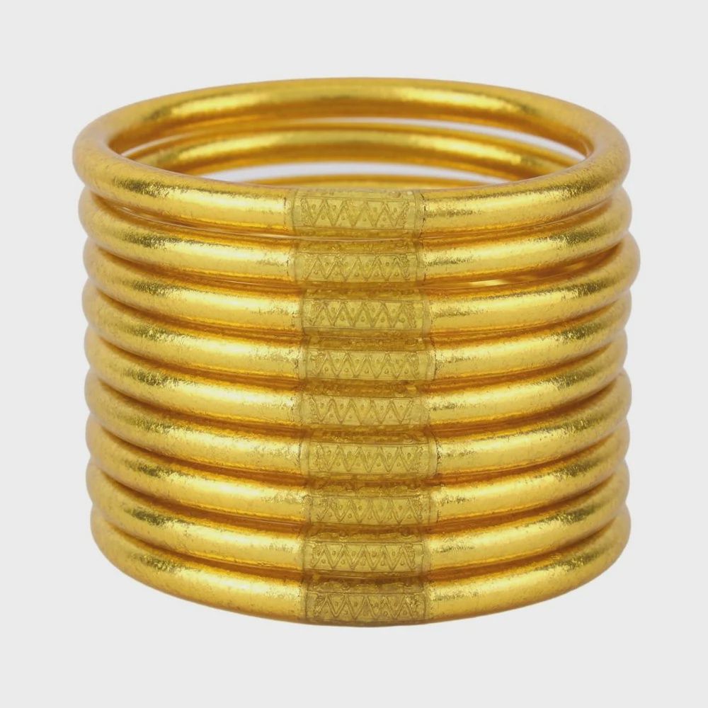 BUDHA GIRL ALL WEATHER BANGLES - GOLD