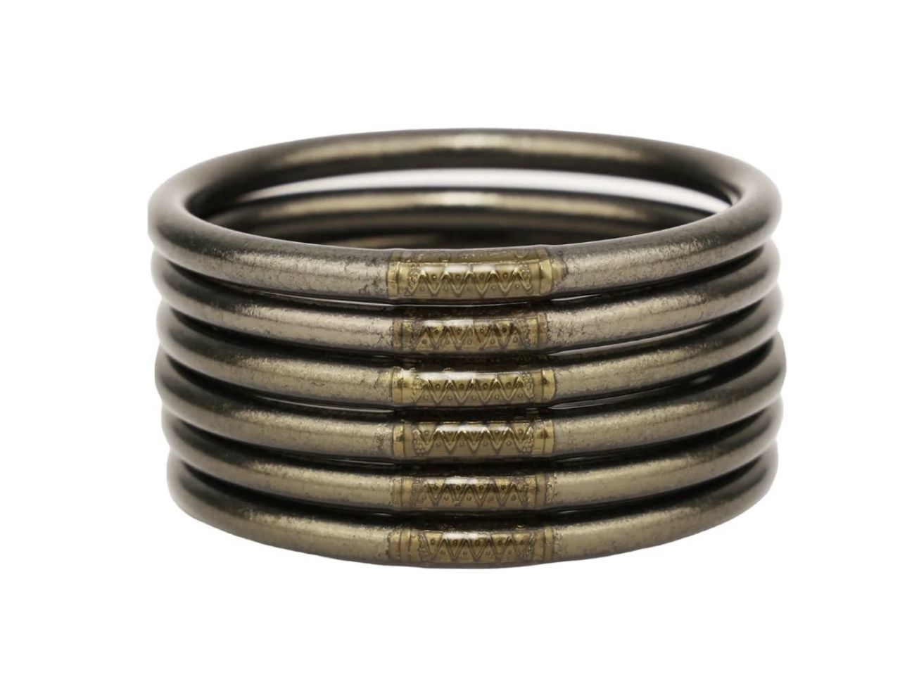 BUDHA GIRL ALL WEATHER BANGLES - FLINT