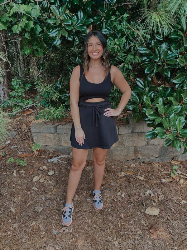 KERI CUT OUT DRESS - BLACK