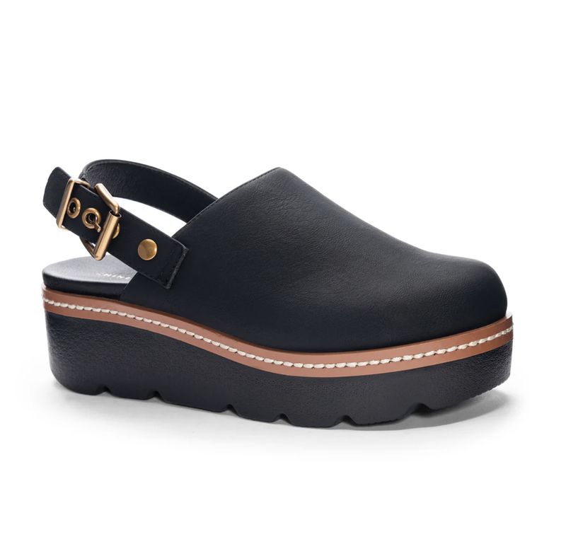 MOJO NUBUCK CLOG - BLACK