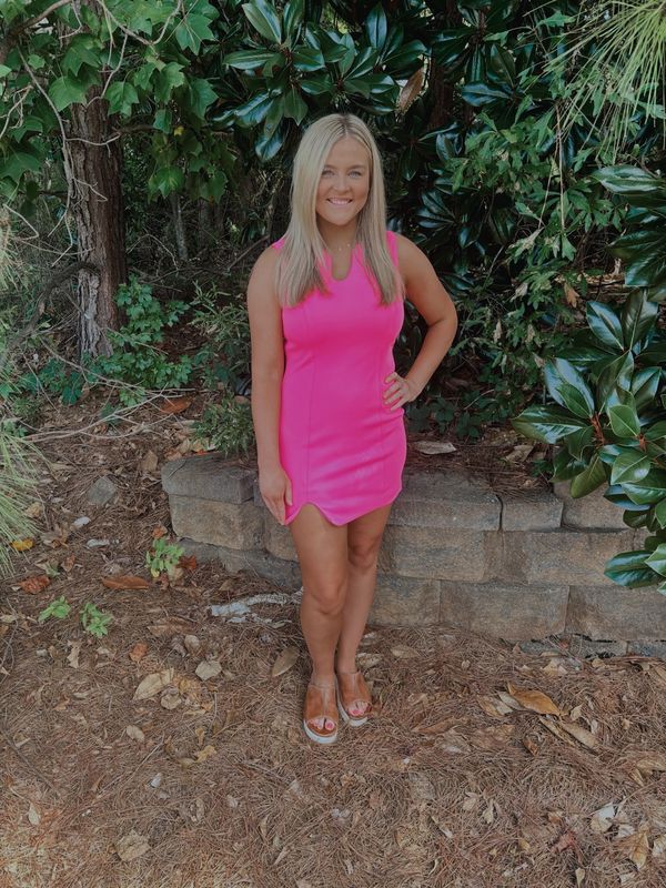 PARTY IN PINK DRESS - FUSCHIA